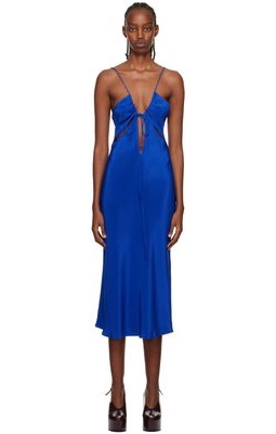 Christopher Esber Blue Triquetra Maxi Dress