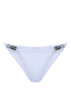 Christopher Esber Crystal Fracture bikini bottoms - Blue