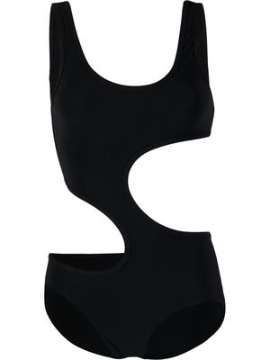 Christopher Esber curved cut-out swimsuit - Black