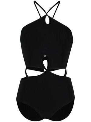 Christopher Esber cut-out detail design swimsuit - Black