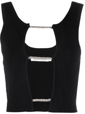 Christopher Esber cut-out knitted tank top - Black