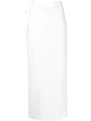 Christopher Esber cut-out maxi skirt - White