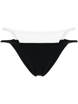 CHRISTOPHER ESBER double-layer bikini bottoms - Black