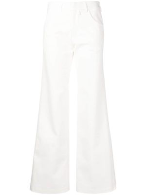 CHRISTOPHER ESBER flared cover-uo trousers - White