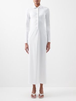 Christopher Esber - Jersey Shirt Dress - Womens - White