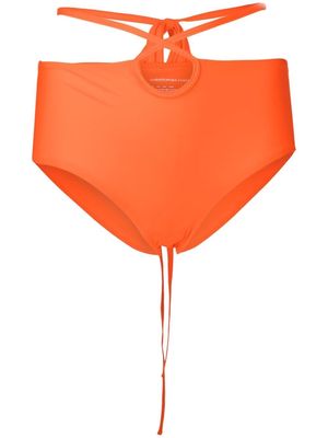CHRISTOPHER ESBER looped tie-fastening bikini briefs - Orange