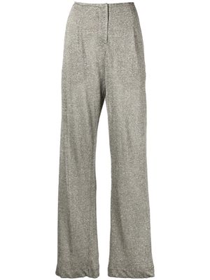 Christopher Esber low-rise marled trousers - Green