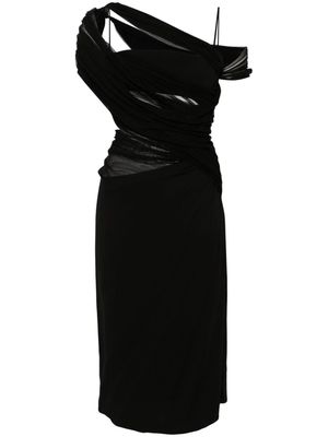 Christopher Esber Magnetica asymmetric dress - Black