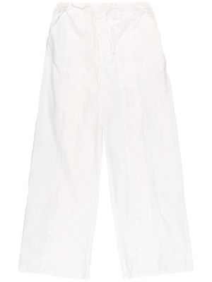 Christopher Esber panelled wide-leg trousers - White