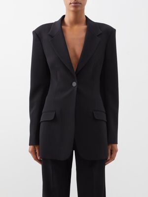 Christopher Esber - Redux Single-breasted Twill Blazer - Womens - Black