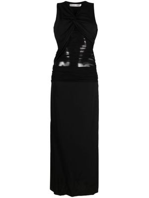 Christopher Esber Semblance tulle-trim ruched dress - Black