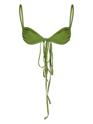 Christopher Esber Solis bikini top - Green