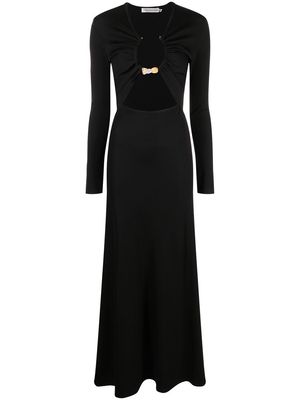 Christopher Esber stone-embellished cut-out maxi dress - Black