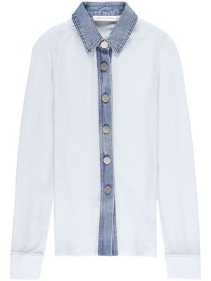 Christopher Esber Tab Ghost shirt - Blue