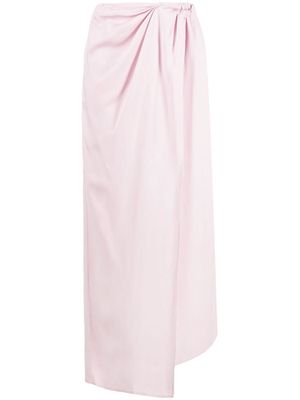 Christopher Esber twist-detail asymmetric skirt - Pink