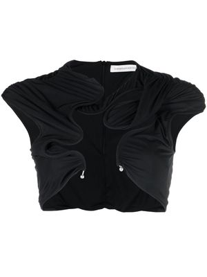 Christopher Esber Venus crop top - Black
