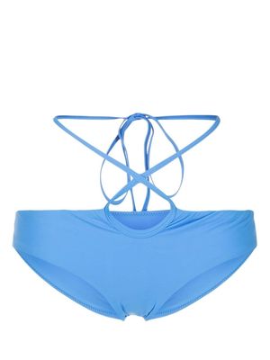 Christopher Esber wrap-around bikini bottoms - Blue