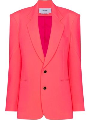 Christopher John Rogers notched-lapel single-breasted blazer - Pink