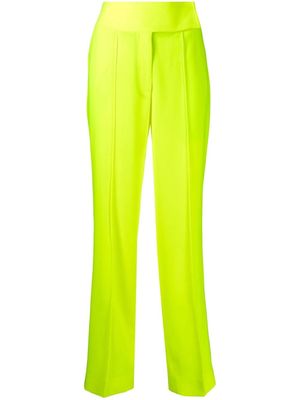 Christopher John Rogers tailored tapered trousers - Yellow