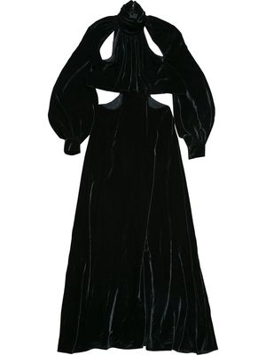 Christopher Kane cut-out bodice gown - Black