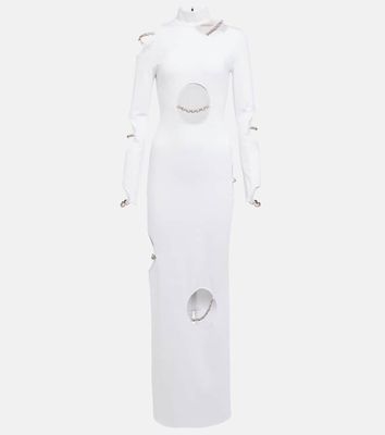 Christopher Kane Embellished cutout maxi dress