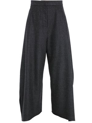 Christopher Kane high-waisted wide-legged trousers - Grey