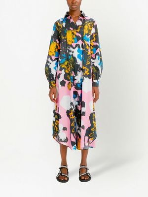 Christopher Kane Mindscape camouflage shirt dress - Multicolour
