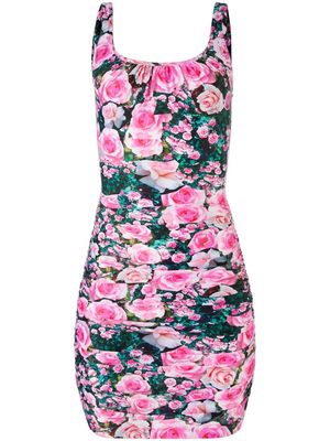 Christopher Kane Rose Garden bodycon minidress - Pink