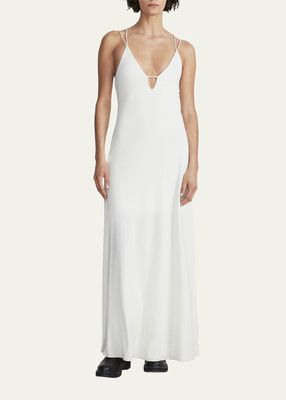 Christy Strappy A-Line Maxi Dress