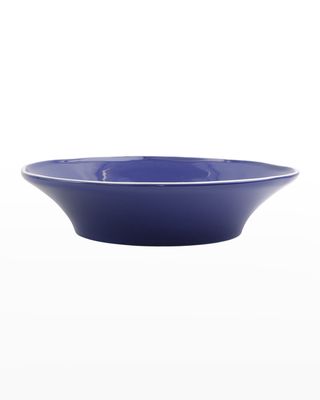 Chroma Blue Shallow Bowl