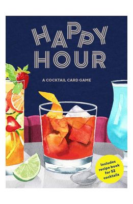 Chronicle Books 'Happy Hour' Cocktail Recipe Card Game in Multi