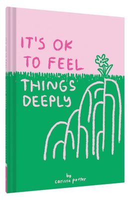 Chronicle Books 'It's OK To Feel Things Deeply' Book in Green