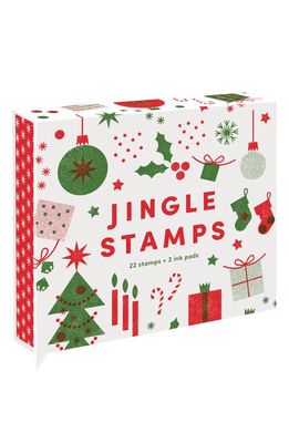 Chronicle Books Jingle Stamps Holiday Stamp Kit