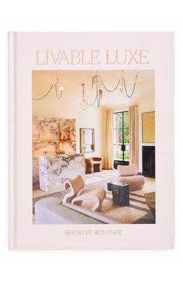 Chronicle Books 'Livable Luxe' Book in Beige Multicolor 