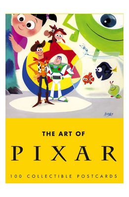 Chronicle Books The Art of Pixar: 100 Collectible Postcards in Yellow Multi