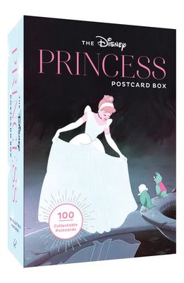 Chronicle Books x Disney Princess Postcard Box in Black Multi