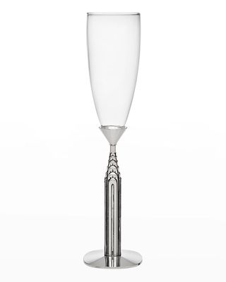 Chrysler Building Champagne Flute
