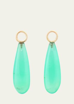 Chrysoprase Briolettes Earring Charms