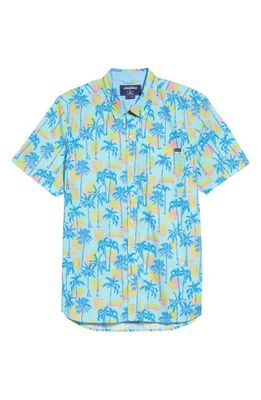 Chubbies Soft Stretch Full Button Short Sleeve Shirt in The Idyllic