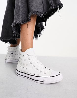 Chuck Taylor All Star Studded sneakers in white