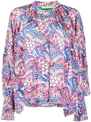 Chufy Desmond abstract-print blouse - Multicolour