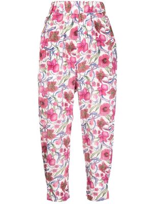 Chufy floral-print tapered trousers - Multicolour