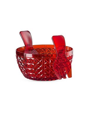Churchill Salad Bowl 3-Piece Set - Red - Red