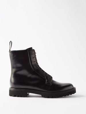 Church's - Alexandra T Leather Lace-up Boots - Womens - Black