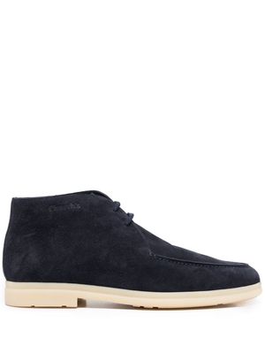 Church's Goring soft suede lace-up boots - Blue