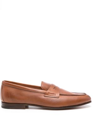 Church's grained leather loafers - Brown