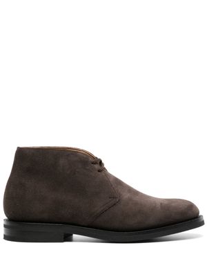 Church's lace-up suede boots - Brown