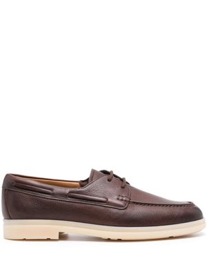 Church's leather boat shoes - Brown