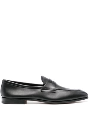 Church's logo-debossed leather loafers - Black