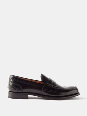 Church's - Pembrey 5w Leather Loafers - Womens - Black